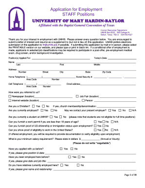 Hr Umhb Form