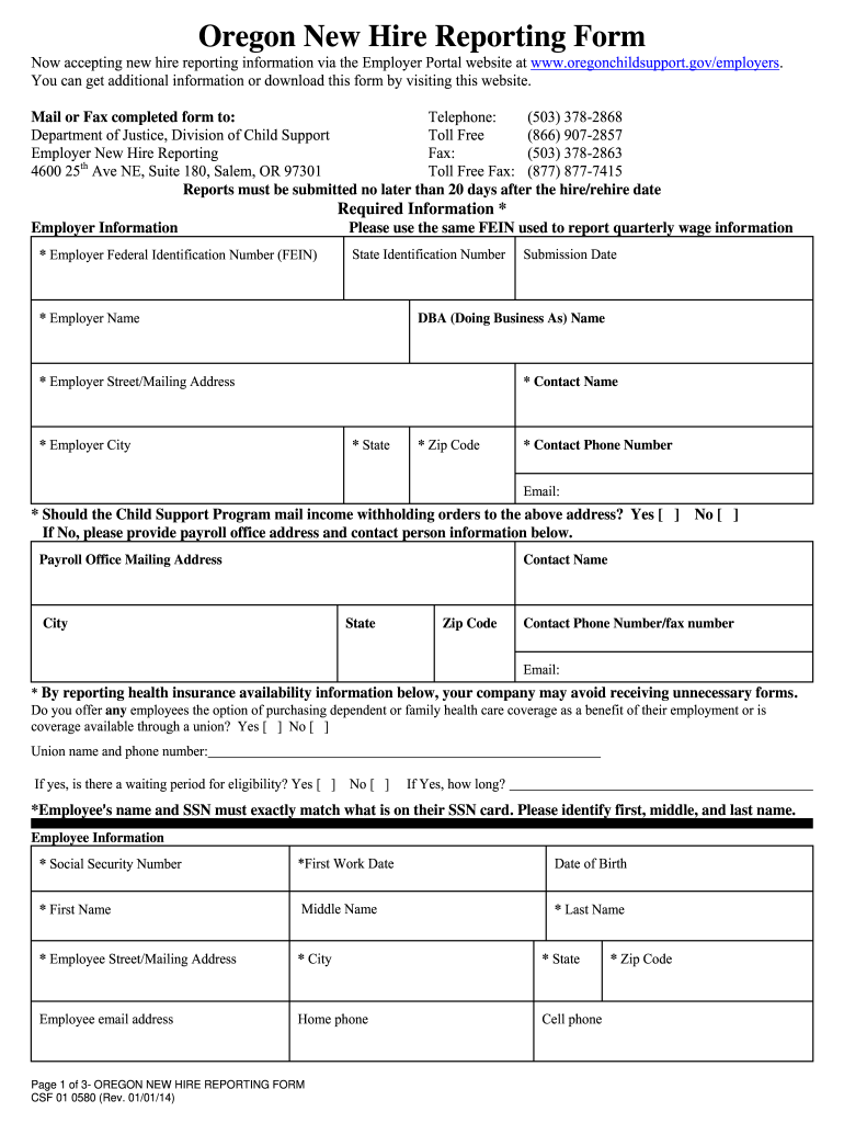 New Employee Forms 2014-2022