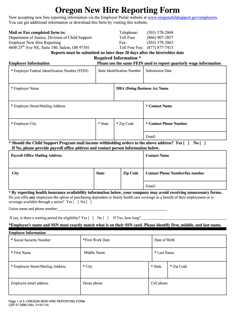  New Employee Forms 2014-2024