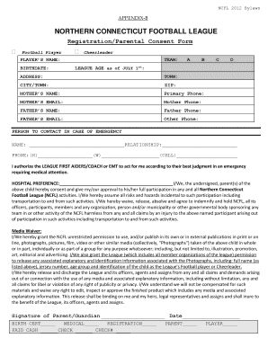 How to Fill Football Form