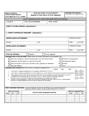 Alabama Aoc  Form