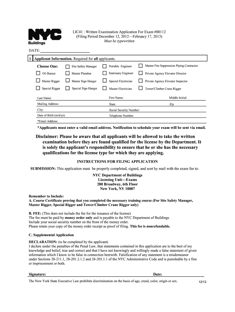 Lic41  Form