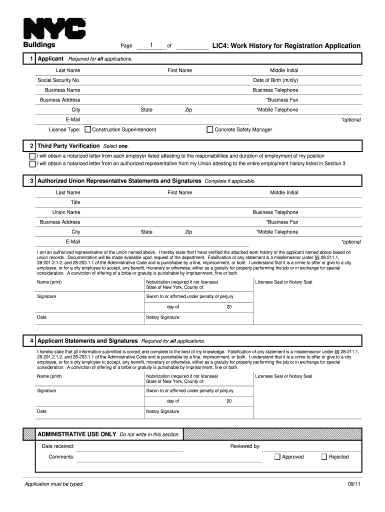  Lic4 Form 2011