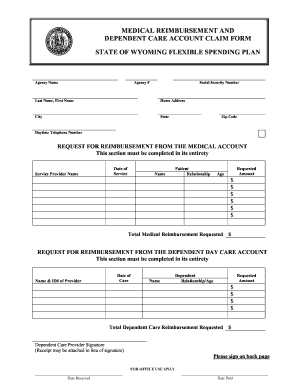Flex-Pay Reimbursement Claim form - Fill and Sign Printable Template Online