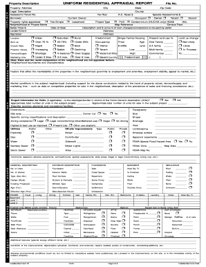 1004b Appraisal Form