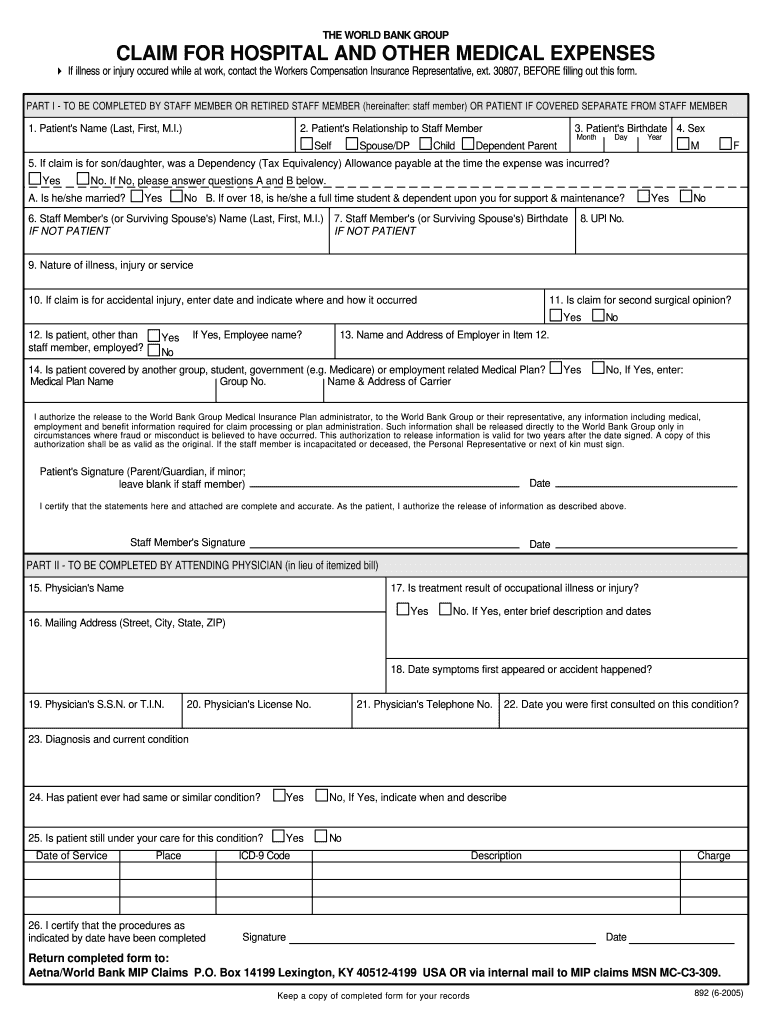 Get and Sign Aetna World Bank 2005-2022 Form
