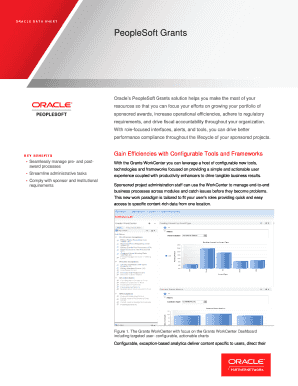 Oracles PeopleSoft Grants Solution Helps You Make the Most of Your  Form