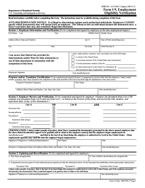 Employment Eligibility Verification Form I 9 PDF