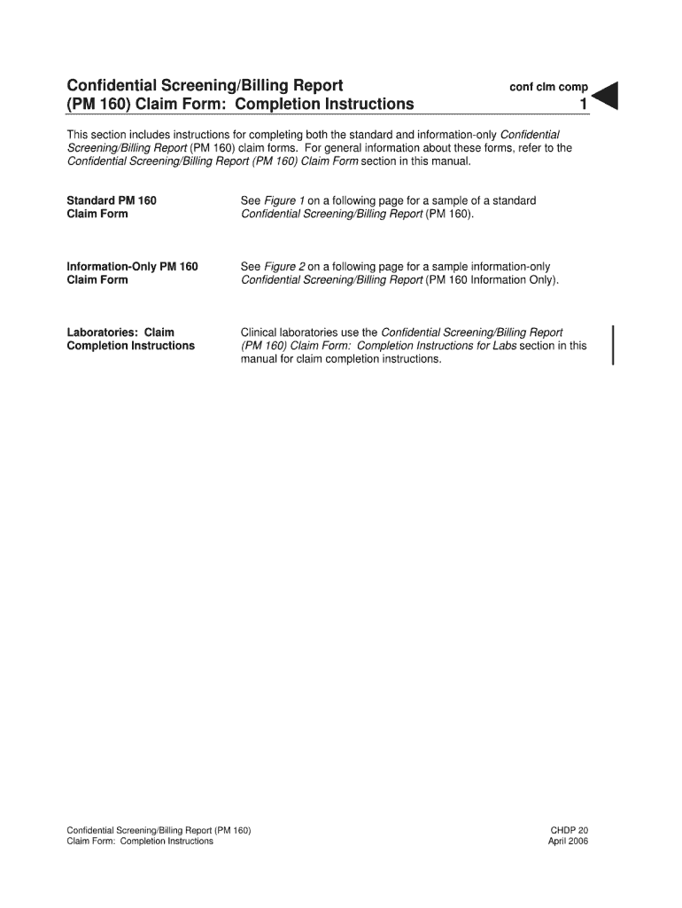  Pm 160 Form 2006-2024