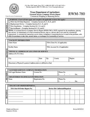 Rwm780  Form