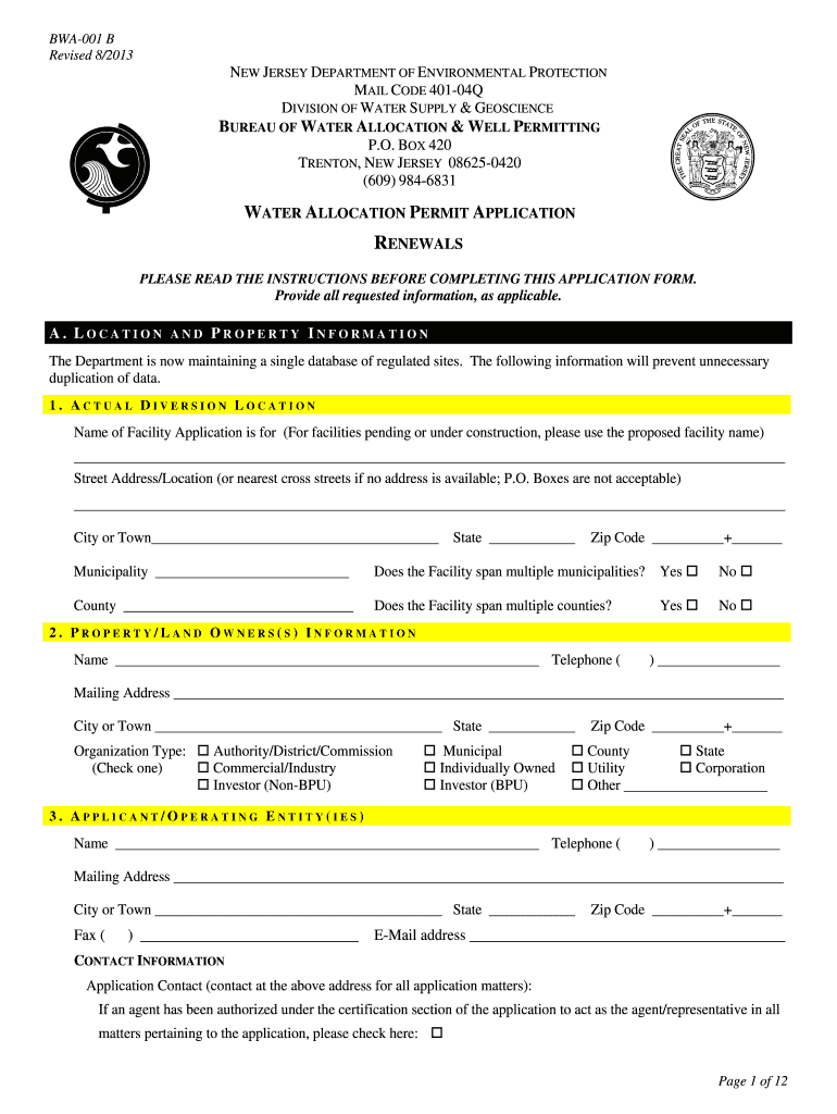  Bwa 001b Form 2011