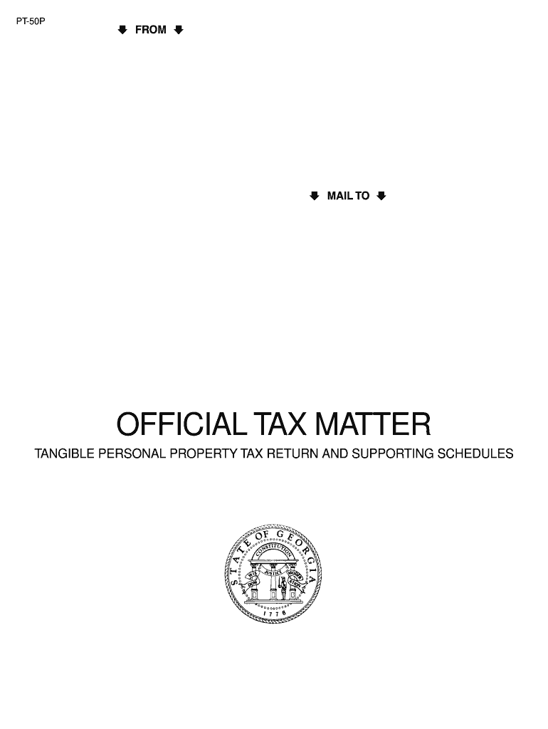 Personal Property Tax Return Form