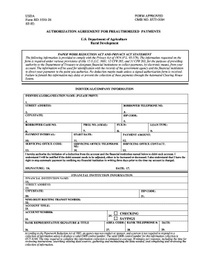 Udsa Form 0575 0184