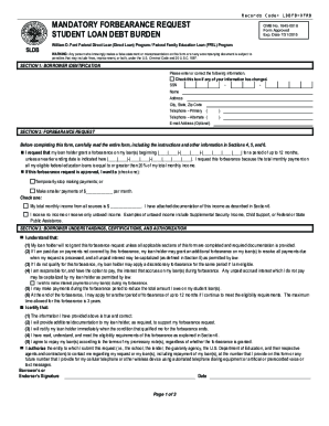 Form Forbearance Fill Out And Sign Printable Pdf Template Signnow