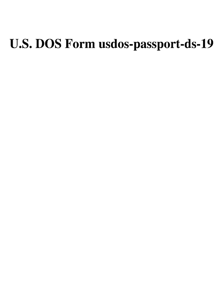 Get and Sign Ds 19 Form