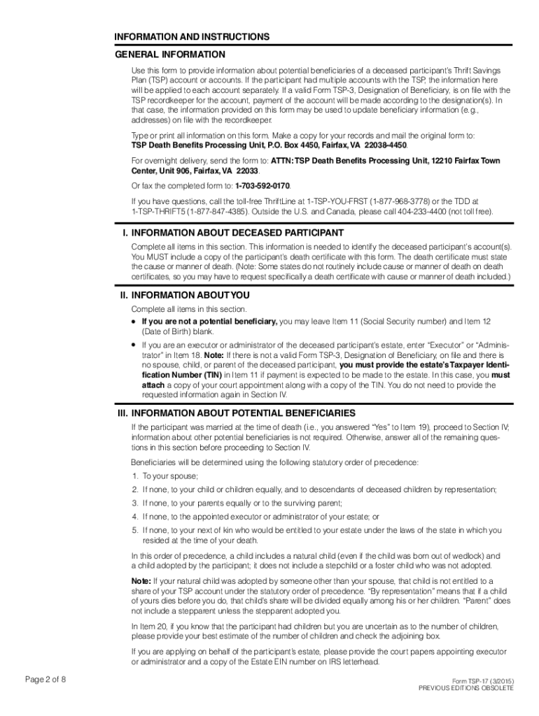  Tsp 17 Form 2010