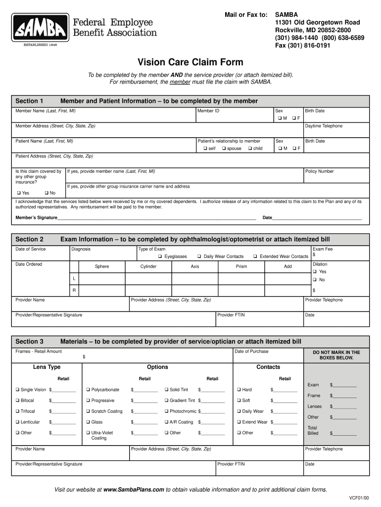 Samba Insurance  Form