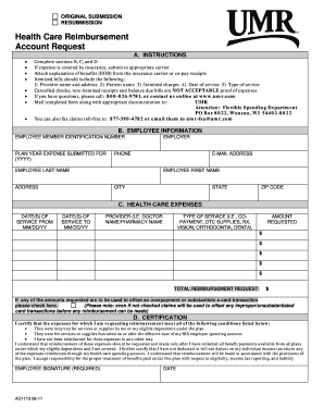 Umr Overpayment Refund Form