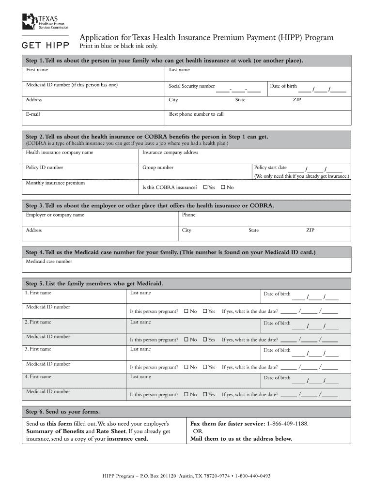 Gethipptexas  Form