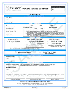 Sguard Rating Engine Form