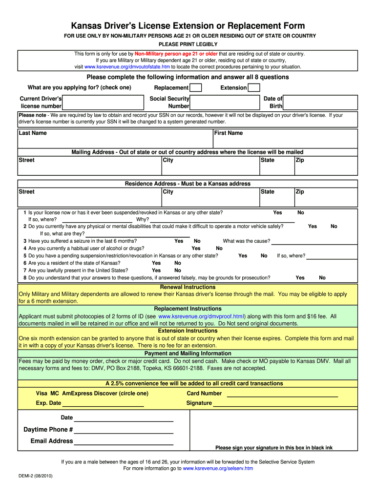 Ksrevenue Demi 2 Form