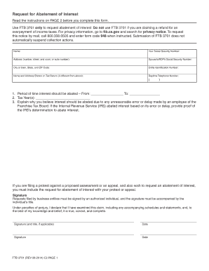 Ftb 3701  Form