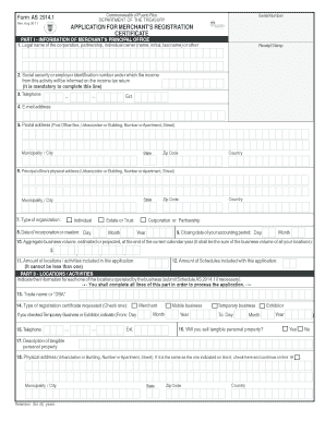 Merchant Certificate Puerto Rico  Form