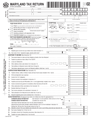  Md 502 Form 2022