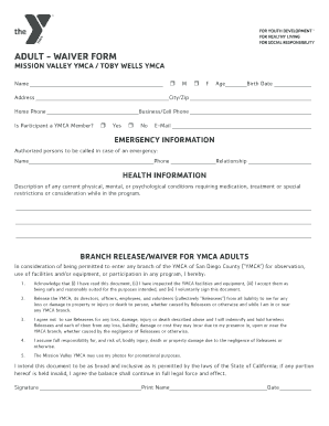 Get and Sign Toby Wells Ymca  Form