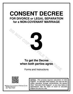 Consent Decree Maricopa County  Form