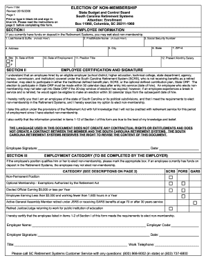 Scrs Form 1104