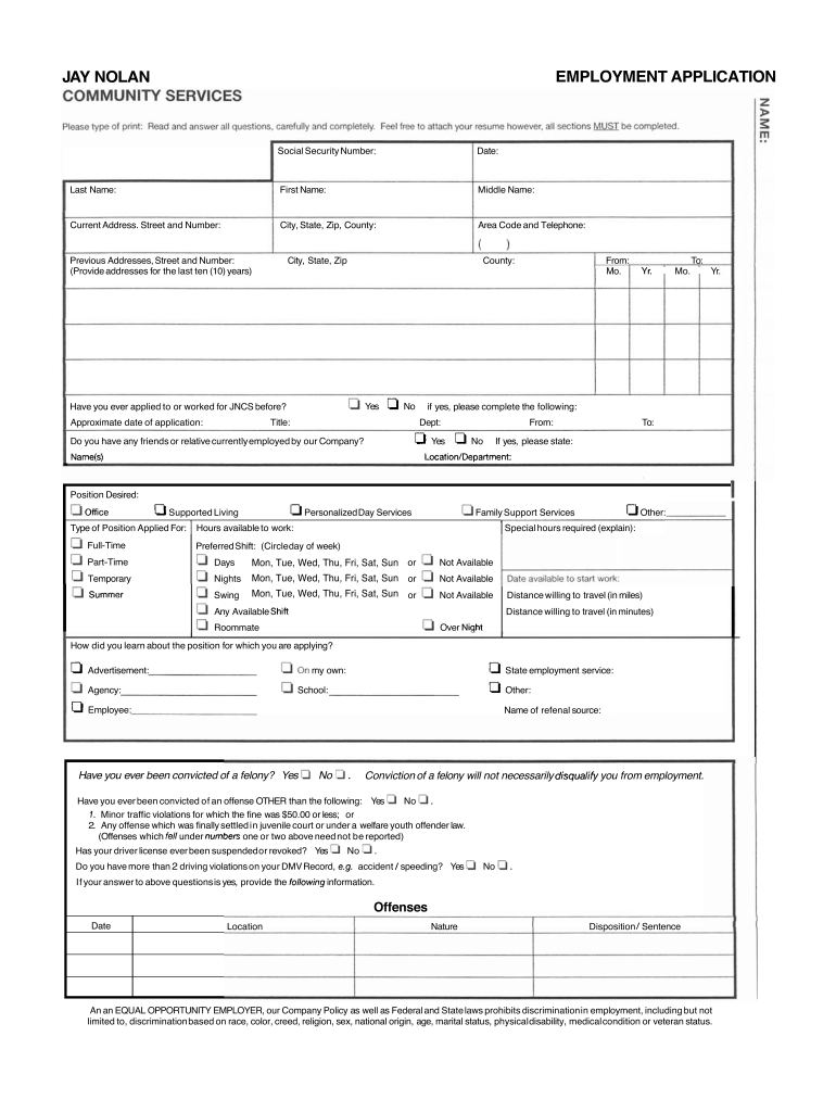 Jay Nolan Jobapplication  Form