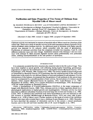 Purification and Some Properties of Two Forms of Chitinase from Mic Sgmjournals