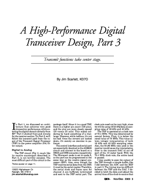 A High Performance Digital Tranceiver Design