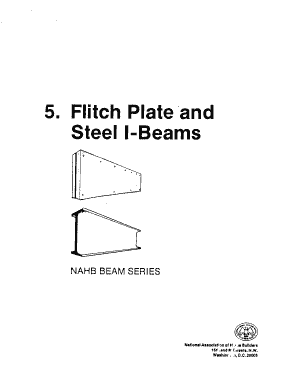 Nahb Flitch Plate and Steel I Beam  Form