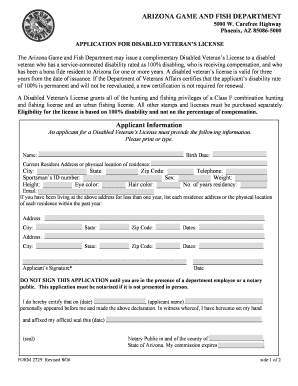 Azgfd PDF Form