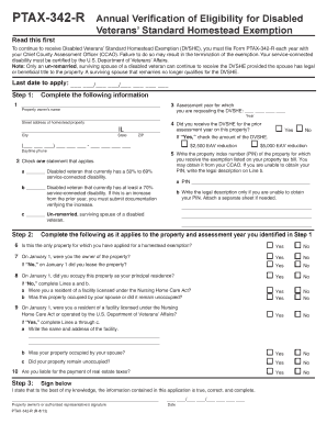 Ptax 342 R  Form