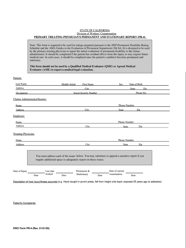  Pr 4 Fillable Form 2005