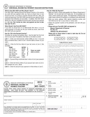 Mo 1040 V  Form