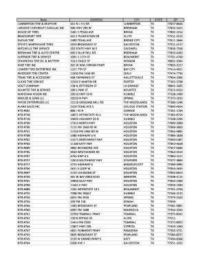 Yokohama Participating Dealers NBA Com  Form