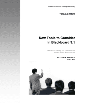New Tools to Consider in Blackboard 9 1  Form
