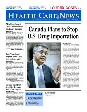 Canada Plans to Stop U S Drug Importation Heartland Institute Heartland  Form