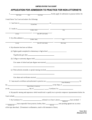 UNITED STATES TAX COURT May 8, PRESS U S Tax Court Ustaxcourt  Form