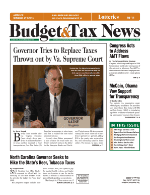 Governor Tries to Replace Taxes Thrown Out by Heartland Institute Heartland  Form