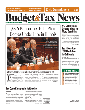 8 6 Billion Tax Hike Plan Comes under Fire in Heartland Institute Heartland  Form