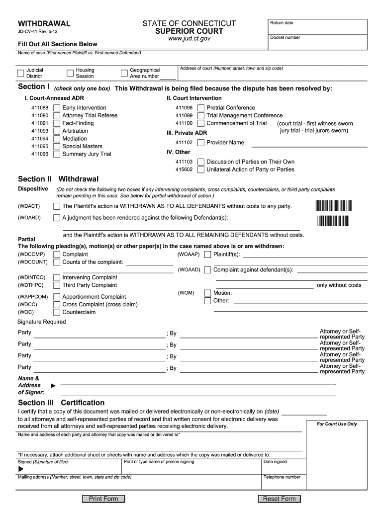  Jd Cv 41 Form 2012