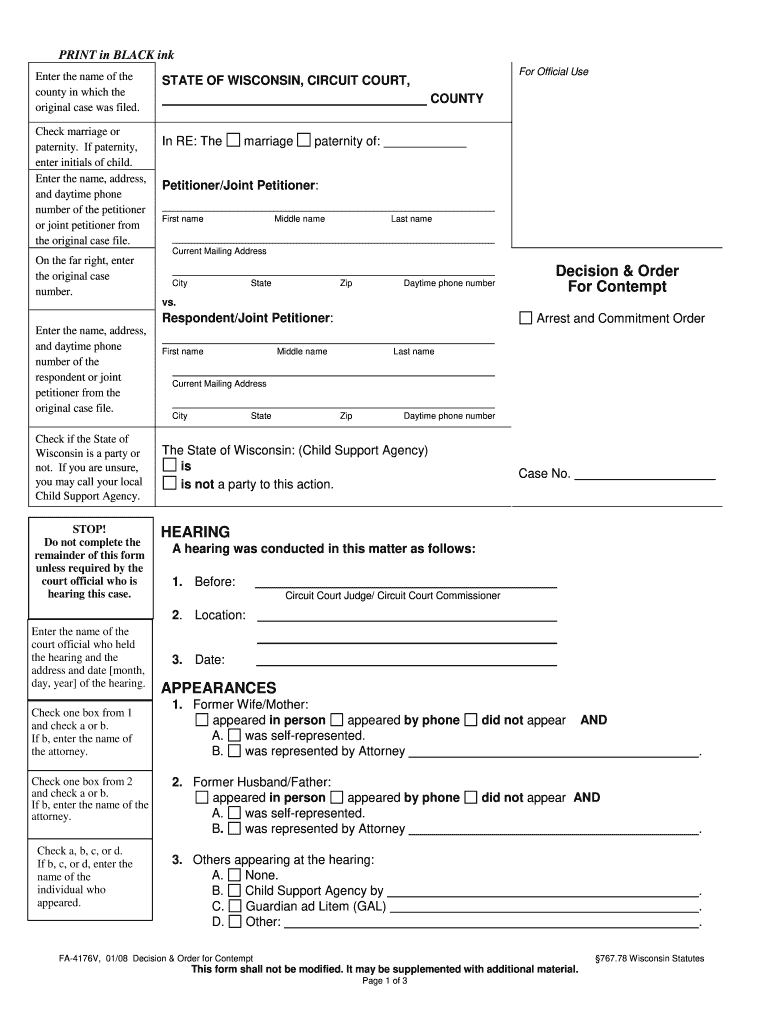  Form 4176 2008-2024