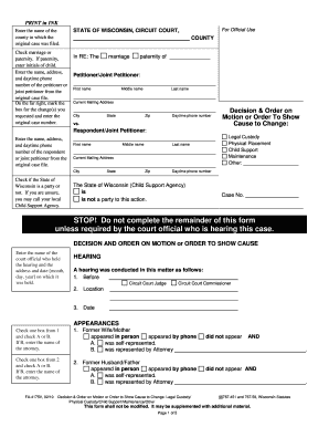 Wisconsin Fa 4175 Form