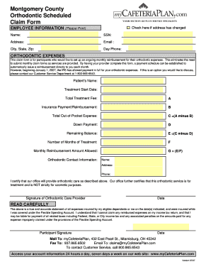 Ortho Claim Form McBenefits Mcbenefits