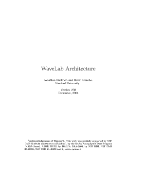WaveLab Architecture Stanford University Www Stat Stanford  Form